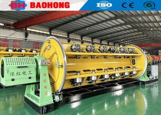 High Speed Rigid 1+6+12 Copper Wire Conductor Stranding Machine