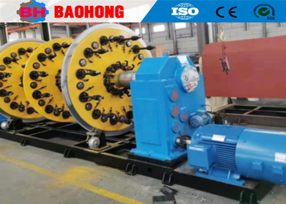 Steel Wire Mesh Cable Armouring Machine Dia 4mm For Twisting