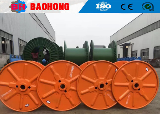 Single Layer Power Cable Spool Steel Wire Reel Large Loading Good Dynamic Balance