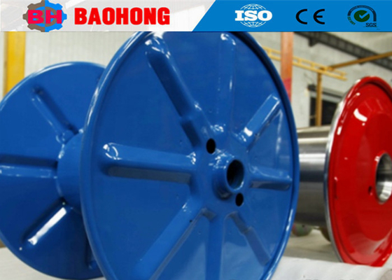 Single Layer Steel Metal Drums Punching Bobbin For Cable Wire