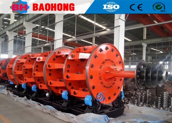 Planetary Type Automatic Cable Making Machine 75kw For Steel / Cu / Al Wire