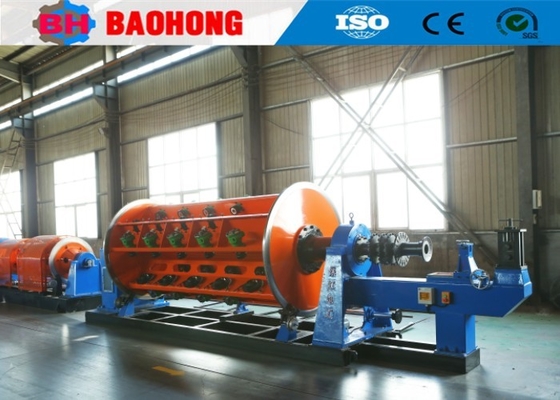 High Speed Rigid 1+6+12 Copper Wire Conductor Stranding Machine