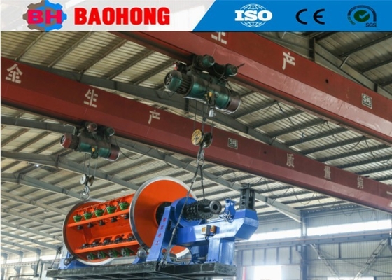 High Speed Rigid 1+6+12 Copper Wire Conductor Stranding Machine