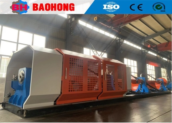 Wire and Cable Skip Type Stranding Machine High Speed Steel And Carbon Bow