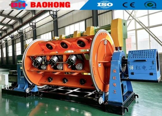 ISO 630 PLC Frame Rigid Stranding Machine For Copper Wire