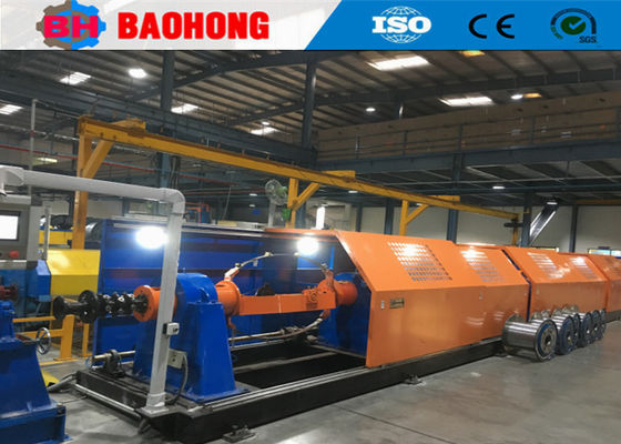 Copper Wire Skip Type Stranding Machine Steel And Carbon Bow Power Saving