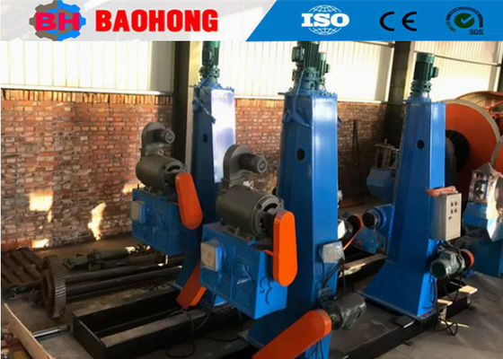 Steel Cable Machine Accessories Take Up / Pay Off Cable Machine Vertical Column Shaftless