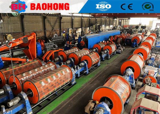 ISO 630 PLC Frame Rigid Stranding Machine For Copper Wire